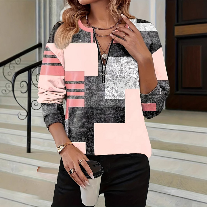 Simone | Vintage kolorowy sweter
