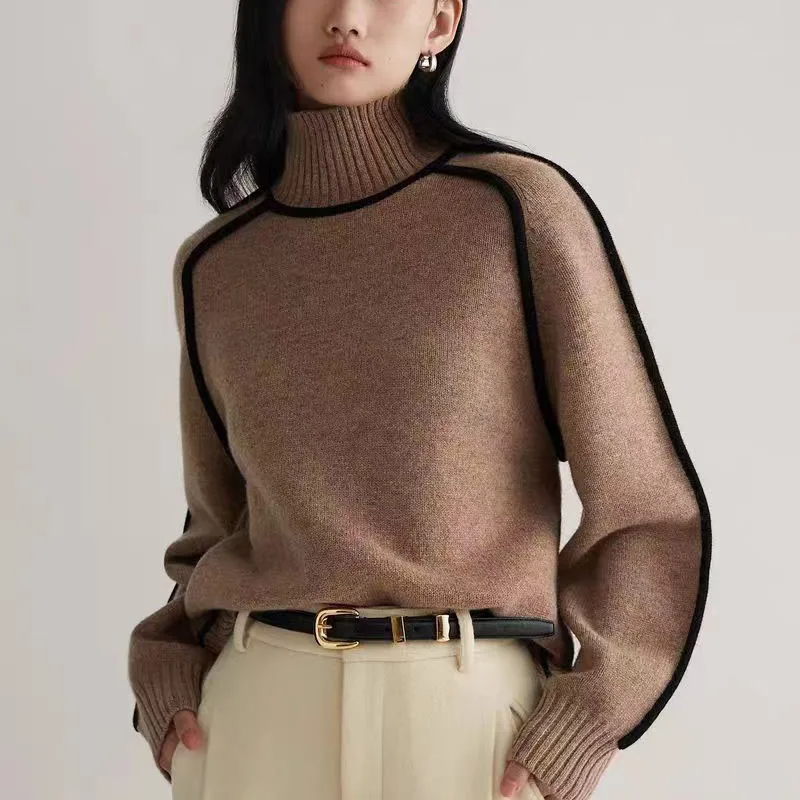 Aspen | Sweter z golfem z kaszmiru