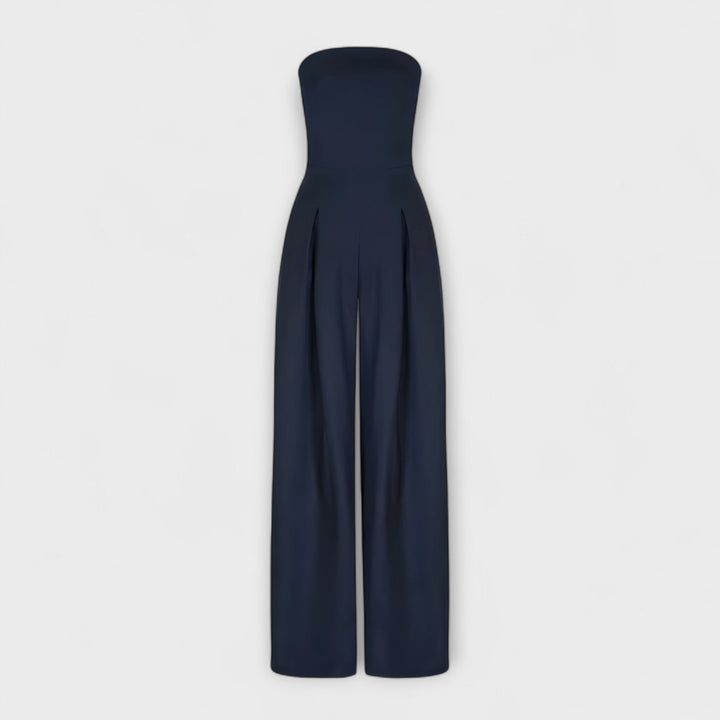 Amélie - Elegancki Jumpsuit bez Ramiączek