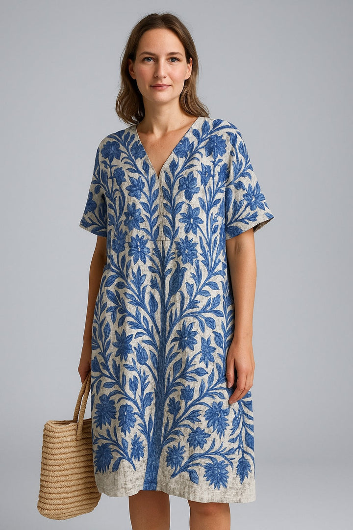 Anouk | Sukienka Vintage w Kwiaty