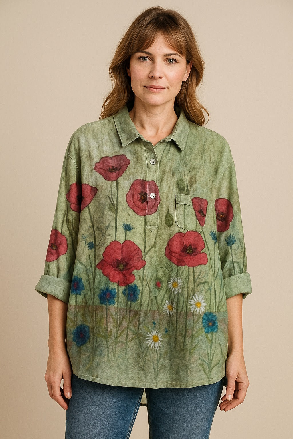 Bella Butik® | Modna Vintage Bluzka