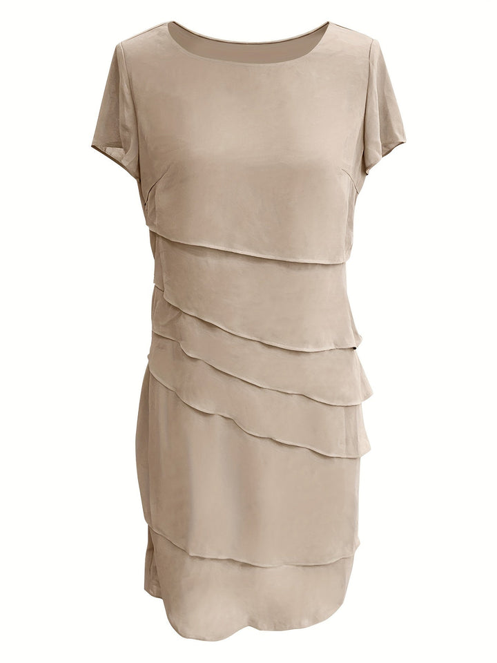 Celina | Elegancka Sukienka z Szyfonu