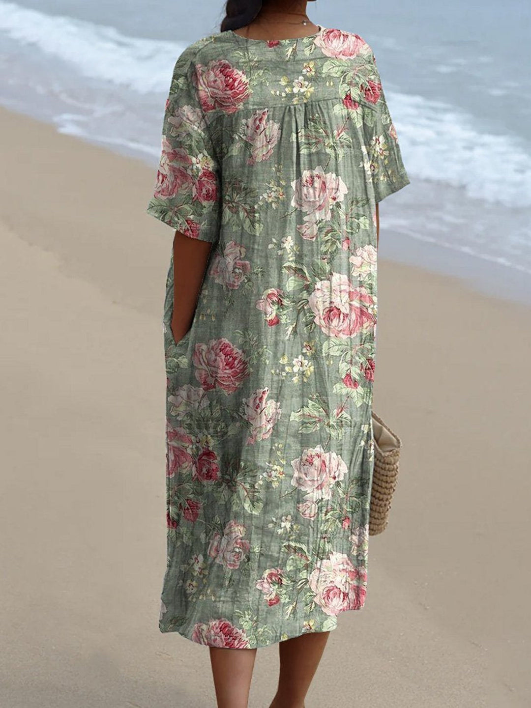 Lina | Vintage Sukienka Kwiatowa